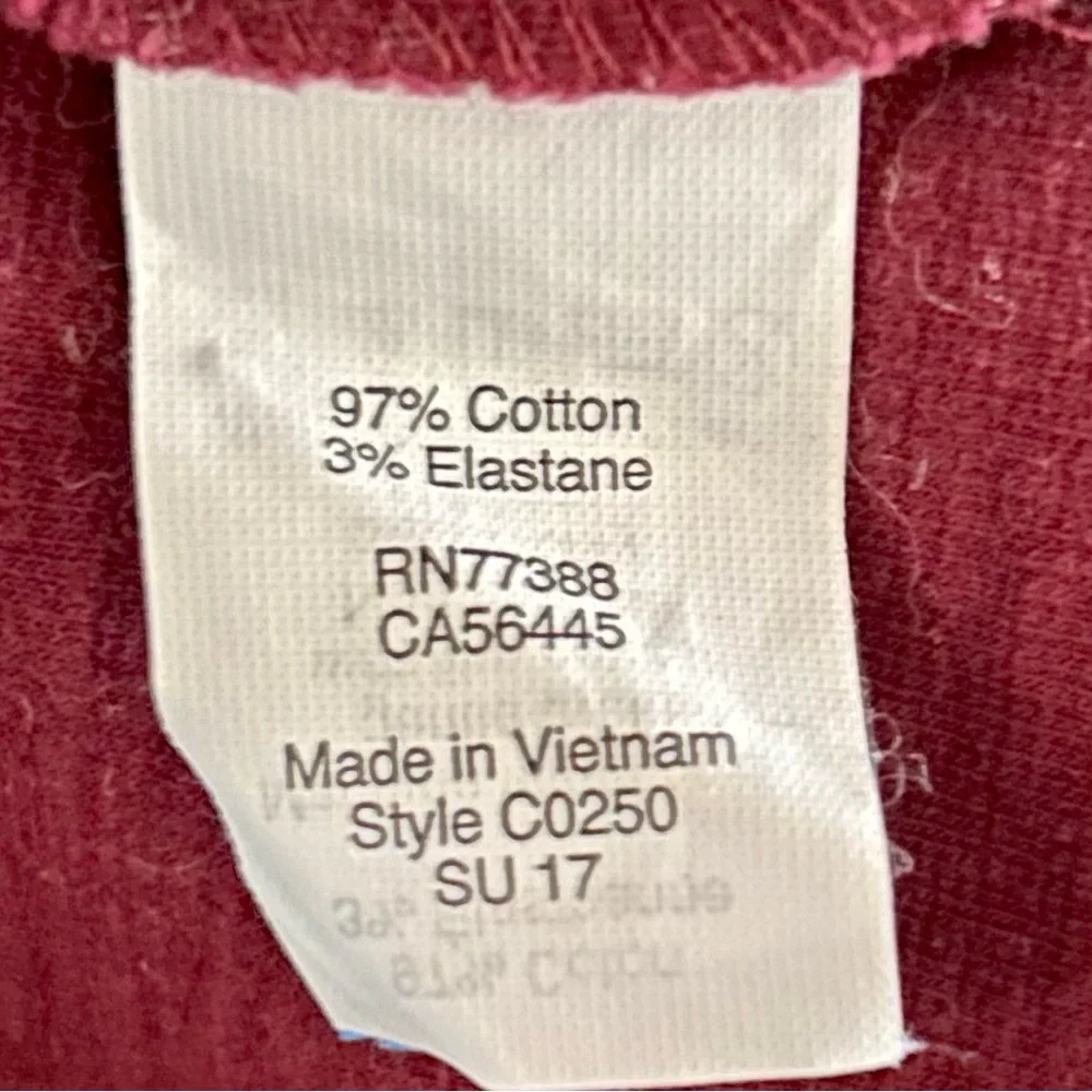 J Crew Factory Maroon Burgundy Wine Pockets Daybreak Dress, size M - Picture 5 of 8